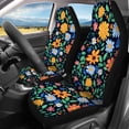 thumbnail image 3 of Pzuqiu Car Seat Covers, Compatible with Van Seats Front Seat, Car Seat Covers Full Set for Sedans Cars Lightweight, Floral Pattern, 3 of 10
