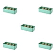 thumbnail image 3 of kurtrusly Storage Box Strong Practicality Wide Application Detachable Partition Large Capacity Plastic Storage Box Ladder Layered green Rectangular 5Set, 3 of 6