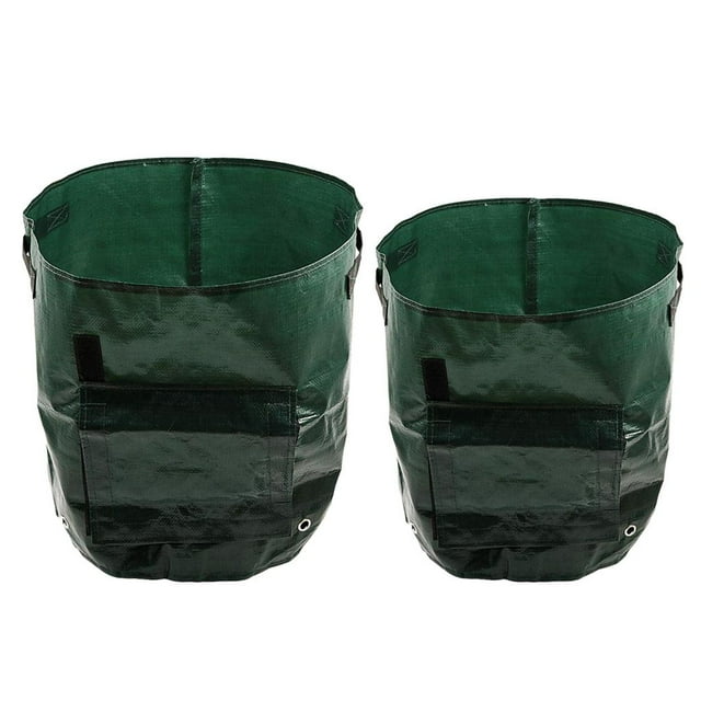 2x Bolsas de de de hortalizas con Ventana lateral con solapa 1 + 7 galones