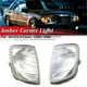 thumbnail image 2 of Car L+R White Corner Lights Turn Signal Lights for W124 E-Class Sedan -95 1248260043 1248260143, 2 of 5