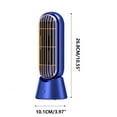 thumbnail image 2 of RoamHome Portable Corded Desk Fan Desktop Mini Fan Plug-in, Tabletop Personal Cooling Fans for Bedroom Office, High Appearance Gift for Students Workers (Blue), 2 of 5