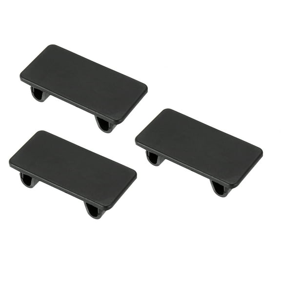 3pcs Vehicle Rocker Switch Panel Cover Automotive Toggle Switch Hole Bracket Filler Plug Black Universal