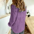 thumbnail image 5 of Alkepwun Womens V Neck Button Down Shirt Casual Cotton Gauze Blouse Lightweight Cardigans Linen Loose Fit Long Sleeve Tops, 5 of 5