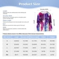 thumbnail image 5 of Cauagu Dual Skulls Colorful Fusion Print Sun Protection Jacket for Teen,Full-Zipper Long Sleeve Sun Shirts with Pockets UV Hoodie Shirts Outdoor Athletic Jacket-Large, 5 of 7