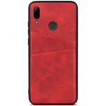 thumbnail image 4 of Compatible with Huawei P Smart 2019 Case,XYCCA Slim PU Leather Back Case Cover with Credit Card Holder Durable Lightweight Protective Cover Case for Huawei P Smart 2019 6.21",(Red), 4 of 7