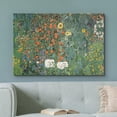 thumbnail image 2 of HFDF Canvas Print Wall Art Flowers by Gustav Klimt People Historic Illustrations Fine Art Traditional Scenic Colorful Multicolor Ultra for Living Room, Bedroom, Office 20x16inch Framed, 2 of 6