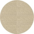 thumbnail image 1 of Ahgly Company Indoor Round Patterned Vanilla Gold Area Rugs, 6' Round, 1 of 1