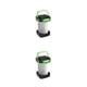 thumbnail image 3 of Toystoory Linterna alimentada por energía Solar, luz de Camping, 3 modos, tienda de carga USB regulable, lámpara de noche, herramienta de Verde 2piezas, 3 of 6