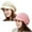 Beige & Pink, variant on 2Pack Winter Beanie Hat Warm Knitted Slouchy Wool Hats Cap with Visor