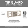 thumbnail image 4 of Pemberly Row TV Stand with Bookcases in Linen White Oak - Engineered Wood, 4 of 7