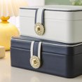 thumbnail image 7 of Yesbay Jewelry Box Multiple Compartments Detachable Divider Fashion Women Ring Necklace Display Organizer Case Household Supplies, 7 of 7
