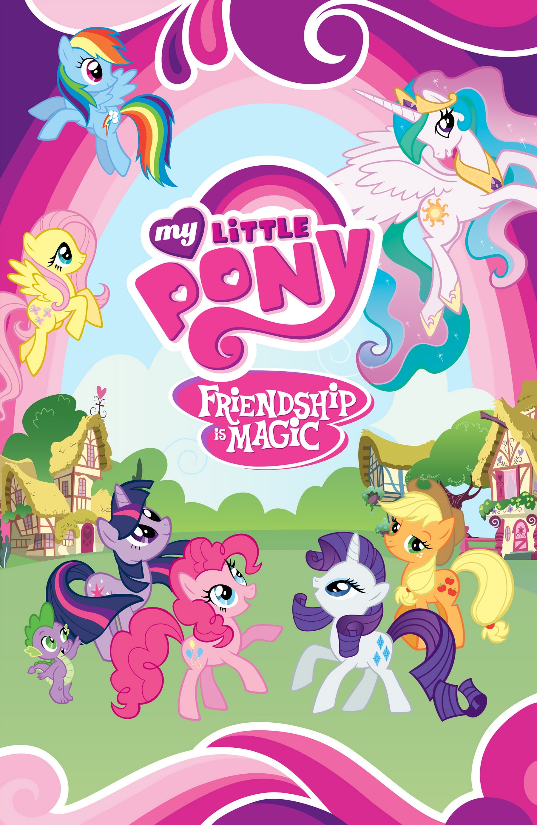 My Little Pony Friendship Is Magic Wall Art Print Poster Home Decor Premium  -poster Frameless Gift 12 x 18 inch(30cm x 46cm)