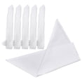 thumbnail image 1 of Minkissy 6Pcs High-class Dining Table Napkins Cloth Kitchen Rag White Cotton for Family Gatherings, 1 of 8