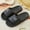 Black, variant on WIZUTIZ Lightweight Non-Slip Shower Shoes for Women and Men, Gym Shower Slippers Slides Quick Drying Bathroom Beach Sandals