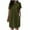 Army Green Dress for women, variant on ATOYSOY Women's Round Neck Mini Loose Dress Sleepwear Solid Color Casual Relaxed Nightdress Retro Trendy Short Sleeve Beach Sundress Workout Dress for Girls Green