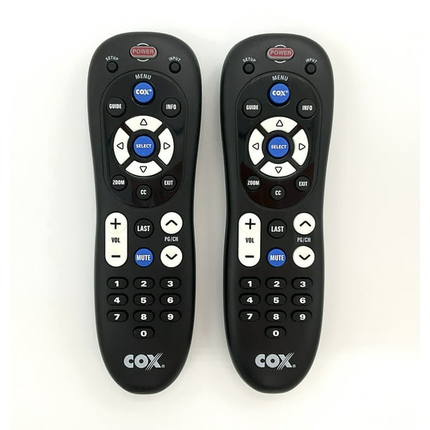 (2 Pack) Replacement Cox IR Remote Control URC2220 For Cox Mini Box