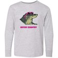 thumbnail image 3 of Inktastic Gator Country Sunny Gator in Pink Sunglasses Long Sleeve Youth T-Shirt, 3 of 5