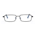thumbnail image 3 of EYE ZOOM 2 Pack Rectangular Metal Frame Blue Light Blocking Reading Glasses, Black, +3.00, 3 of 7