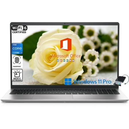 Dell Inspiron 15 3530 Business Laptop - 13th Gen Intel Core i7-1355U GPU • 64GB RAM • 2TB SSD • MS Office Lifetime • 15.6" Anti Glare FHD Display • Backlit KB • Fingerprint • Wi-Fi 6 • Windows 11 Pro