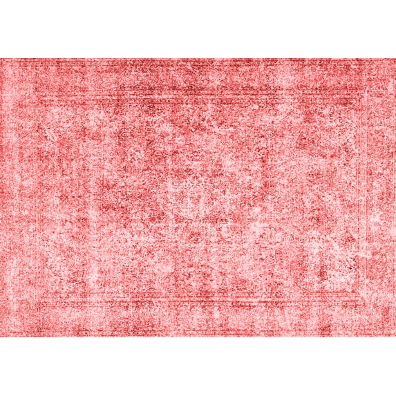 Ahgly Company Indoor Rectangle Persian Red Traditional Area Rugs, 7' x 9'