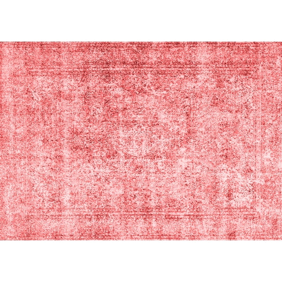 Ahgly Company Indoor Rectangle Persian Red Traditional Area Rugs, 7' x 9'