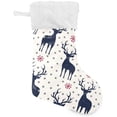 thumbnail image 2 of SKYSONIC Christmas Stocking Personalized Christmas Large Candy Stocking Hanging Gift Xmas Stockings Decoration 1 PC for Family Holiday Party Ornaments Decor Fireplace, 2 of 7