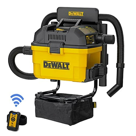 Dewalt 6 Gallon Wall Mounted Wet/dry Vacuum With Wireless On/off Control