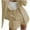 Beige, variant on Shorts for Women Trendy High Waisted Pleated Business Casual Dress Shorts Work Shorts with Belt Pockets