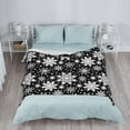thumbnail image 6 of Winter Snowflakes Black Throw Blanket Ultra Soft Warm All Season Christmas Decorative Fleece Blankets for Bed Chair Car Sofa Couch Bedroom 50"X40", 6 of 6
