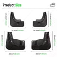 thumbnail image 2 of unique For Hyundai Venue 2019 2020 2021 2022 Fender Mudguard Mud Flaps Guard Splash Flap Mudguards Car Accessories, 2 of 5