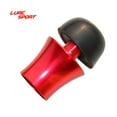 thumbnail image 3 of LureSport 4pcs Heavy Duty Aluminum Fighting Butt Rubber Cap Fishing Rod Building Component Fishing Pole Repair DIY Accessory (Red), 3 of 4