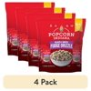 (4 pack) Popcorn, Indiana Black & White Drizzled Kettle Corn, 6 Ct