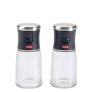 OXO Soft Works Salt and Pepper Shaker Set, Black