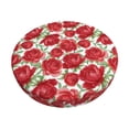 thumbnail image 2 of Lsque Rose Flowers Round Bar chair cushion covers Velvet Fabric Premium Comfort Protects from Scratches and Stains for 14-17 Inch Chair- 13 inch, 2 of 7