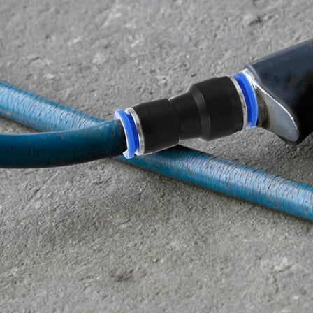 Soimiss Air Hose Connectors Quick Connect Fittings Black 10Pcs