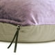 thumbnail image 2 of Fundas de almohada decorativas moradas HomeCentric de 50 x 50 cm (20 x 20 pulgadas), de terciopelo de doble cara, de lino y con cremallera superior para sofá, diseño moderno con estampado liso -, 2 of 3