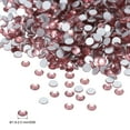 thumbnail image 2 of Uxcell 1440Pcs Glass Diamante Rhinestone, Man Made Gems Light Purple 1.9-2.0 mm, 2 of 6