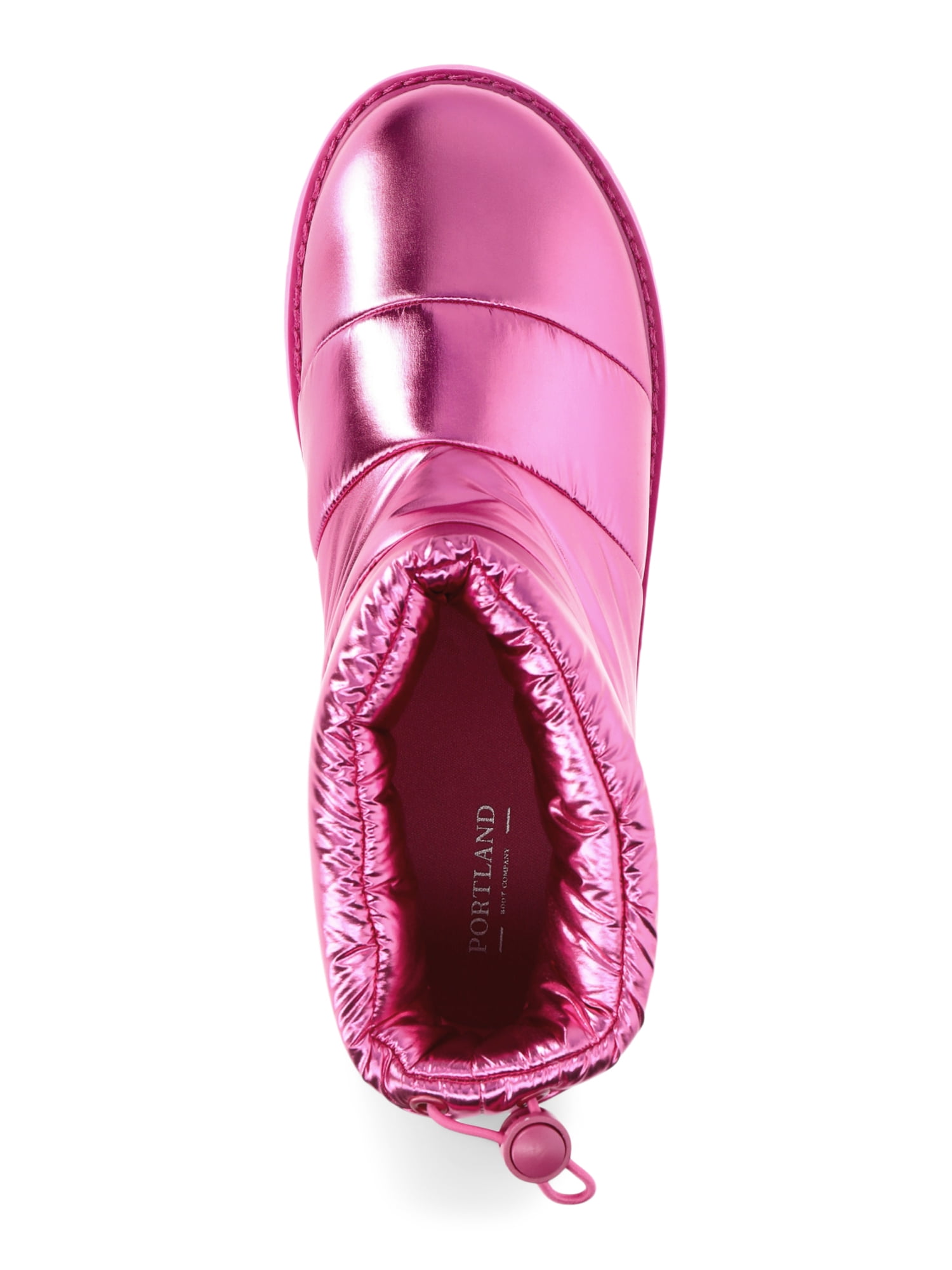 Portland Boot Company Women's Metallic Puffer Cozy Booties, Sizes 6-11