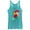 Tahiti Blue, variant on Women's The Little Mermaid Ariel Love  Racerback Tank Top Tahiti Blue X Small