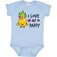 thumbnail image 3 of Inktastic I Love My Pappy with Pineapple Girls Baby Bodysuit, 3 of 5