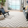 thumbnail image 5 of Safavieh Dhurrie Deborah Chevron Zigzag Wool Runner Rug, Blue/Ivory, 2'6" x 6', 5 of 5