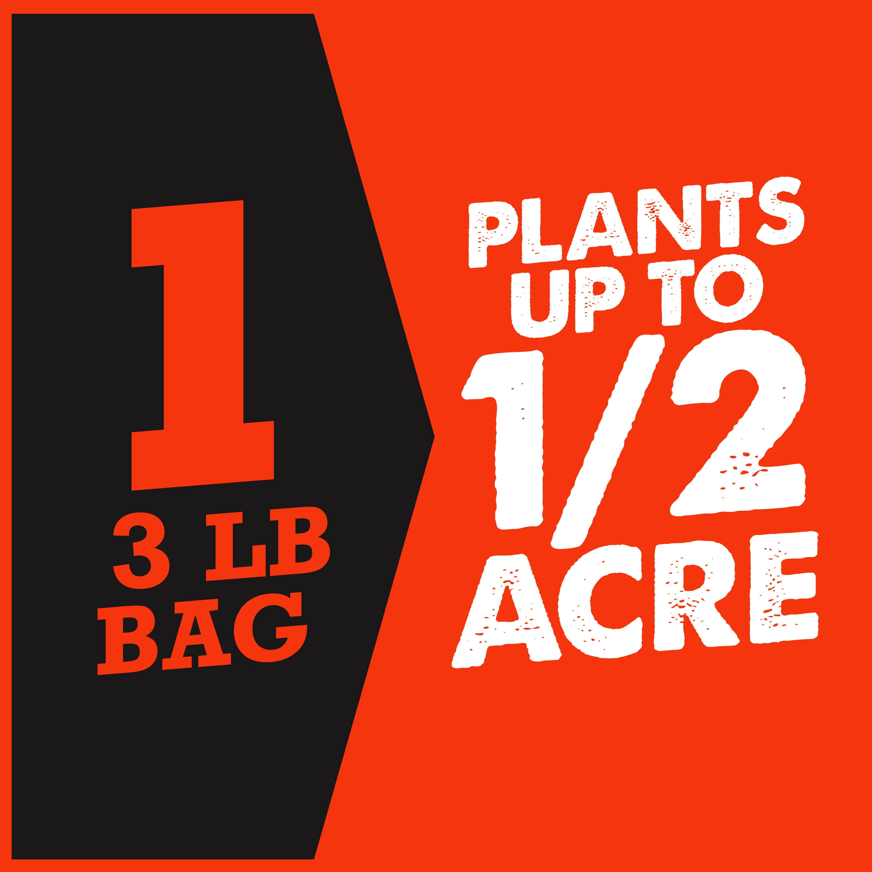 Pennington Food Plot Seed for Wildlife,  3-Way Clover Blend, 3 lbs Covers up to 1/2 Acre