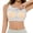 White, variant on Huanglei Women's Tank Top ,Built-in Bra Wide Strap V-neck Sleeveless Tank With Built In Bra Padding For Everyday And Layering (Black, Large)