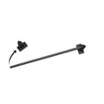 thumbnail image 3 of Versailles Magnetic Super Hold Steel Heavy Duty Curtain Rod Set for Windows 15" - 28" Graphite, 3 of 3