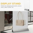 thumbnail image 2 of MasteelfCA Acrylic Sign Holder Display Stand Paper Holder Table Sign Holder for Office Home Store Restaurant, 2 of 7
