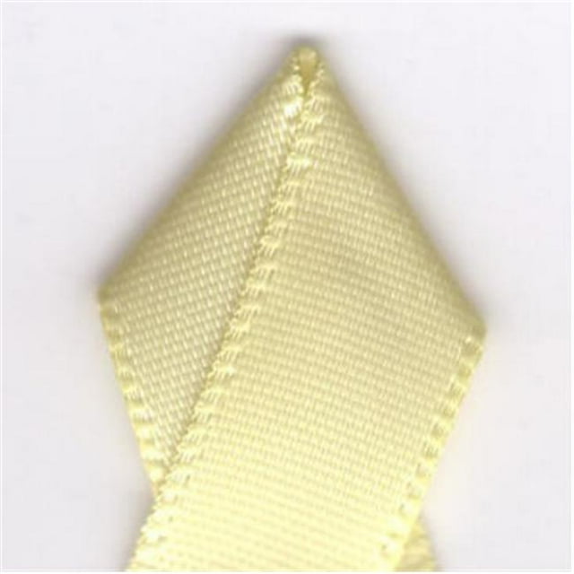 Papilion R074300120617100Y Ruban Satin Simple Face de 0,5 Po, 100 Verges - Maïs pour Bébé