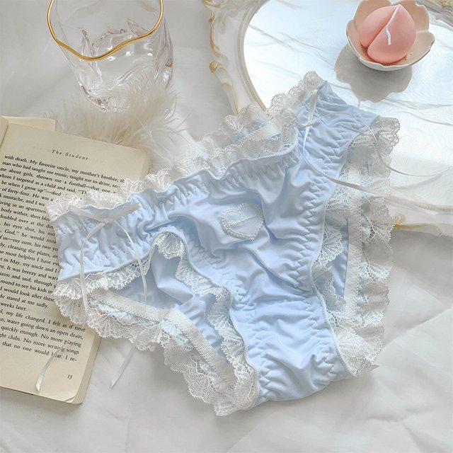 Ropa interior Lolita linda, bragas sexis de mujer de talla grande, lencería de sirvienta para mujer, bragas de encaje suave, lencería sexy para damas