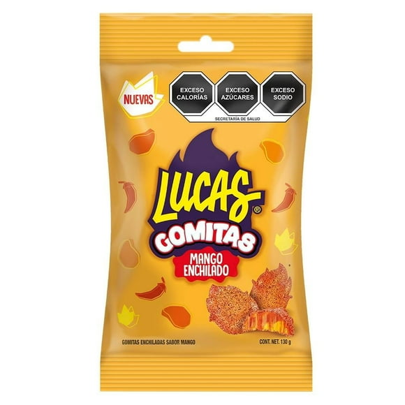 Gomitas Lucas sabor mango enchilado 130 g