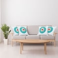 thumbnail image 4 of Ambesonne Colorful Throw Pillow Cover 4 Pack, Cartoon Beaver Design, 18", Multicolor, 4 of 6