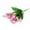 Pink, variant on Artificial Magnolia Flowers, 7 Heads Fake Flower Stems 13.7 Inch for Outdoor Indoor Home Decor, UV Resistant Plastic Plants(Red)